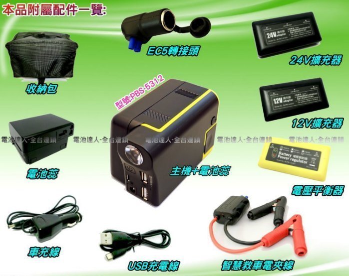 【中壢電池】悍馬車 軍用車 24V電瓶 救車電霸 + 電源轉換器 300W 啟動救援 柴油車 裝甲車 漁船 遊艇 發電機