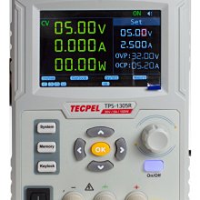 TECPEL 泰菱電子 》TPS-1305R 可程式直流電源供應器 DC電源供應器 可程式 DC POWER