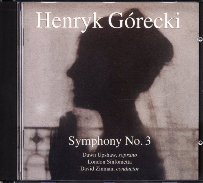 【弦外之音∮】Henryk Gorecki–Symphony No.3 Op.36/低限音樂/1CD/德版