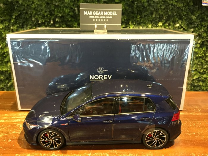 1/18 Norev Volkswagen VW Golf 8 GTi 2021 Blue 188594【MGM】