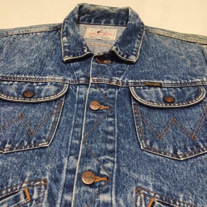 日本帶回 古著 Vintage Wrangler 藍哥 牛仔外套 雪花 日本製 Levis/Lee