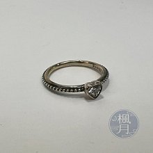 【一元起標 04/23】PANDORA 潘朵拉 925銀 愛心水鑽 戒指 #52 飾品 精品配件 小物
