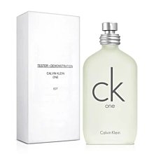 『山姆百貨』Calvin Klein 凱文克萊 CK ONE 中性淡香水 100ml TESTER