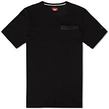 南◇現 NIKE GLORY TECH POCKET TEE  防水拉鍊 素T 短袖T恤 黑/灰色 素面 口袋T 短T