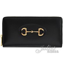 【茱麗葉精品】全新精品 GUCCI 專櫃商品 621889 1955 Horsebit 經典小牛皮拉鍊長夾.黑 預購