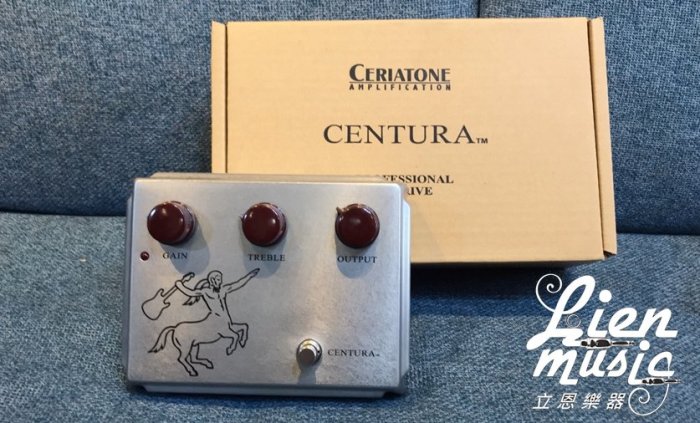 『立恩樂器 』人頭馬 Ceriatone Centura Silver Boost Overdrive 破音 效果器