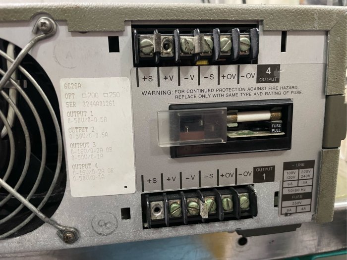 Agilent HP 6626A DC Power Supply直流電源供應器(示波器)