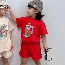 S~XL ♥套裝(RED) LITTLE RABBIT-2 24夏季 LIR240328-002『韓爸有衣正韓國童裝』~預購