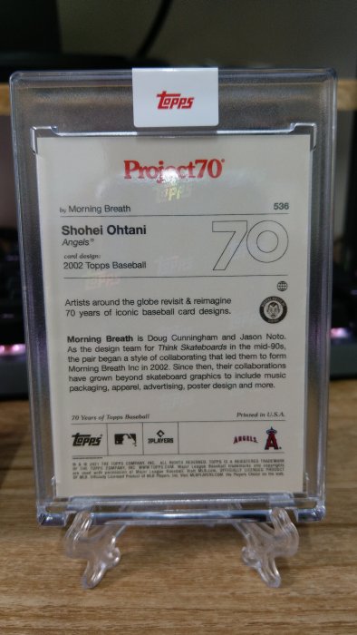 Topps Project70® Card 536- Shohei Ohtani 大谷翔平Project 70 