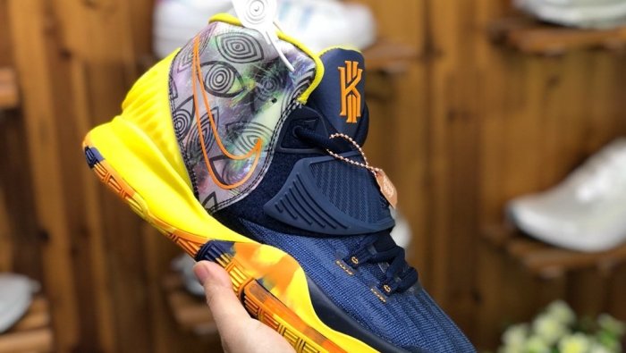 Nike Kyrie 6 EP 'BHM' PE 藍黃城市時尚短筒籃球鞋CQ7634-401 男鞋