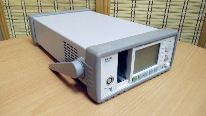 康榮科技二手儀器領導廠商Agilent 8163A+81618A Lightwave Multimeter+Module