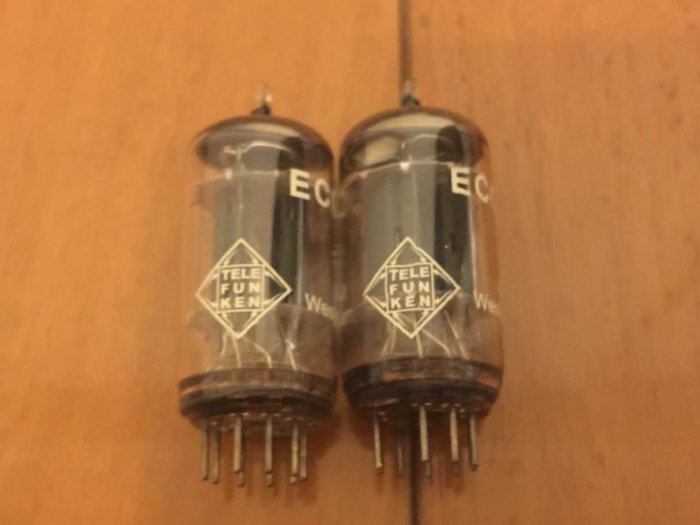 12AX7 Telefunken ECC83 12AX7 德利風根 真空管(小商標)(一標一支)有多組配對