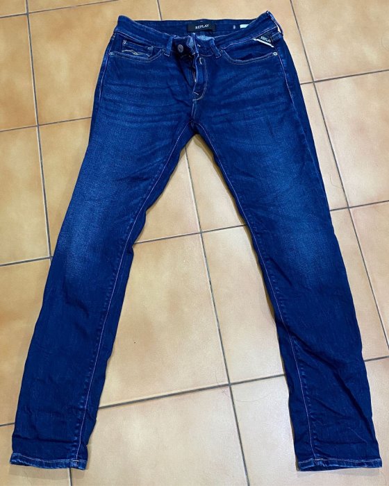 真品Replay高級貼身牛仔褲SKINNY FIT LUZ JEANS