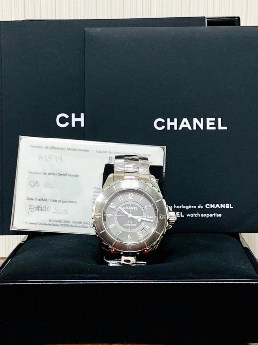 重序精品 CHANEL 香奈兒 J12 鈦陶瓷 H2979 Chromatic 38mm 自動上鍊腕錶