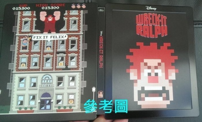 【BD藍光】無敵破壞王：專屬限定凹凸框字體鐵盒版Wreck-It Ralph(英文字幕)