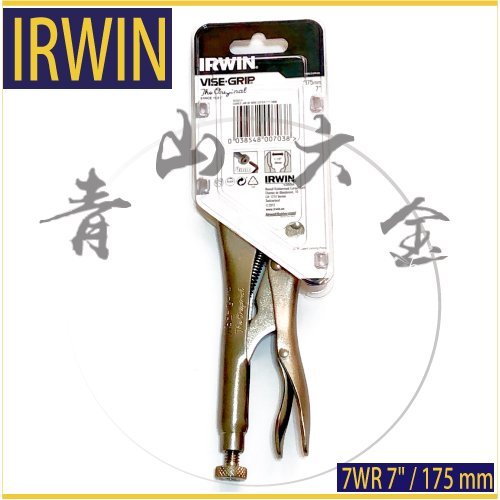 『青山六金』附發票 美國 握手牌 IRWIN VISE-GRIP 7WR 7" 175 mm 萬能鉗 萬用鉗 鉗子