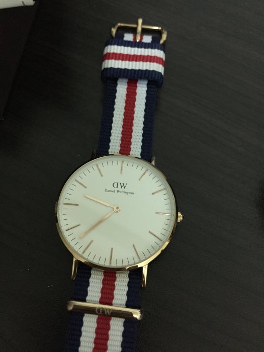 DW Daniel Wellington CLASSIC CANTERBURY 36mm 藍/紅/白DW001000