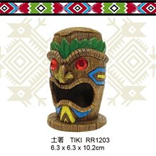 微笑的魚水族☆【大溪地TIKI人偶系列】【RR1203 土著TIKI】高10cmx6.5cm