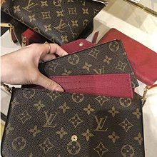 LV M61276 FÉLICIE POCHETTE 三合一肩背包 老花