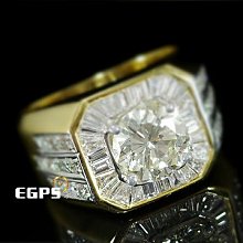 【永久流當品】天然鑽石 天然真鑽 鑽石戒指 鑽戒 黃K金 主石重2.00CT  PWU5969