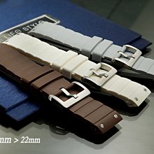 【時間探索】 全新卡地亞 Cartier Santos 100  山度士 代用矽膠錶帶 23mm