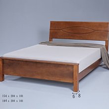 【DH】商品貨號J1-7商品名稱《科林》5尺實木雙人床台(圖一)實木床板.備有6尺可選.台灣製.主要地區免運費
