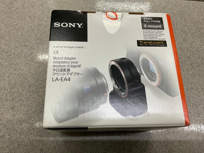 [保固一年][高雄明豐] 公司貨 SONY LA-EA4 A鏡頭轉E接環用 轉接環 全片幅 LAEA3便宜賣 [G2958]