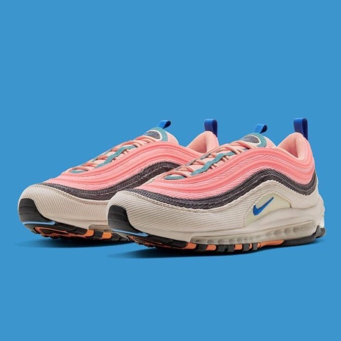 Nike Air Max 97 粉色燈芯絨慢跑鞋CQ7512-046 男女鞋36-45 | Yahoo奇摩拍賣