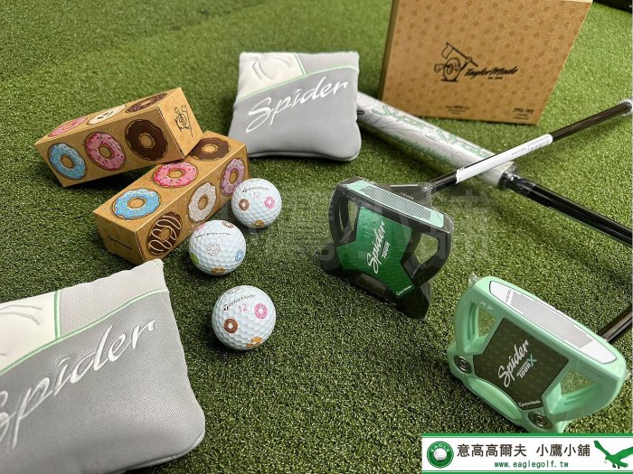 [小鷹小舖] TaylorMade Golf Spider TOUR TRUSS TM2 高爾夫 推桿 女仕 桁架結構桿頸 最佳重心設計 高容錯 薄荷綠 '24