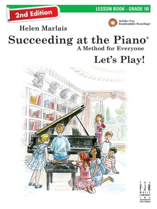 【599免運費】Succeeding at the Piano Lesson Book 1B【FJH2336】