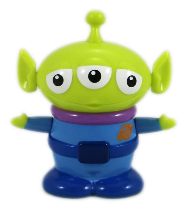 【卡漫迷】  三眼怪 發條 可動 公仔 ㊣版 玩具總動員 Aliens Toy Story 玩具 擺飾裝飾 收藏 辦公桌