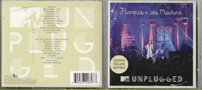 【二手CD】芙蘿倫絲機進份子 Florence+The Machine MTV不插電現場《CD+DVD影音盤》