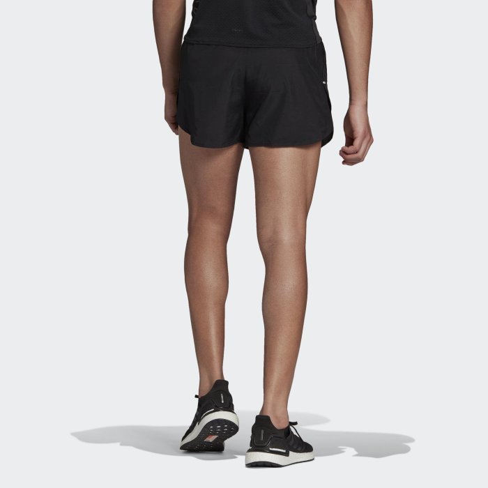 【豬豬老闆】ADIDAS 黑色 短褲 內搭 緊身褲 小LOGO 反光 運動 慢跑 訓練 男款 GM1597