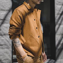 ∵ PRAY FOR FASHION ∴阿美咔嘰鐵道獵戶工裝超火休閒長袖襯衫型西裝外套美式復古潮流夾克