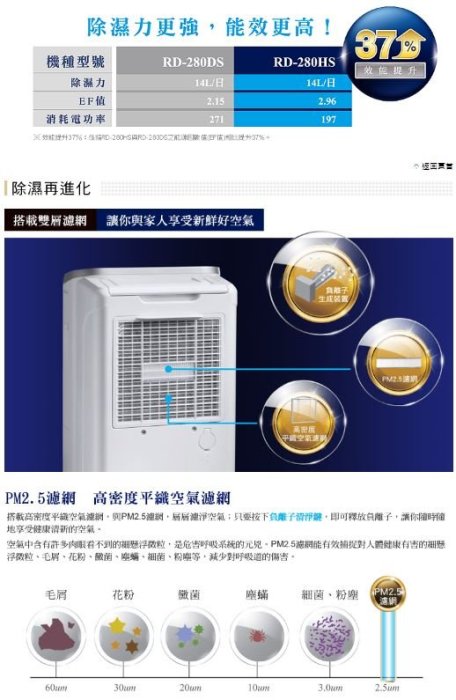 【裕成電器‧自取優惠】HITACHI日立10公升除濕機RD-200HG玫瑰金另售RD-200HH RD-240HH日立