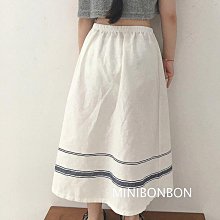 XS~XL ♥裙子(NAVY) MINIBONBON-2 24夏季 MNN240430-129『韓爸有衣正韓國童裝』~預購