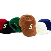 【日貨代購CITY】2020AW Supreme Velvet S Logo 6-Panel 帽子 天鵝絨 老帽 現貨