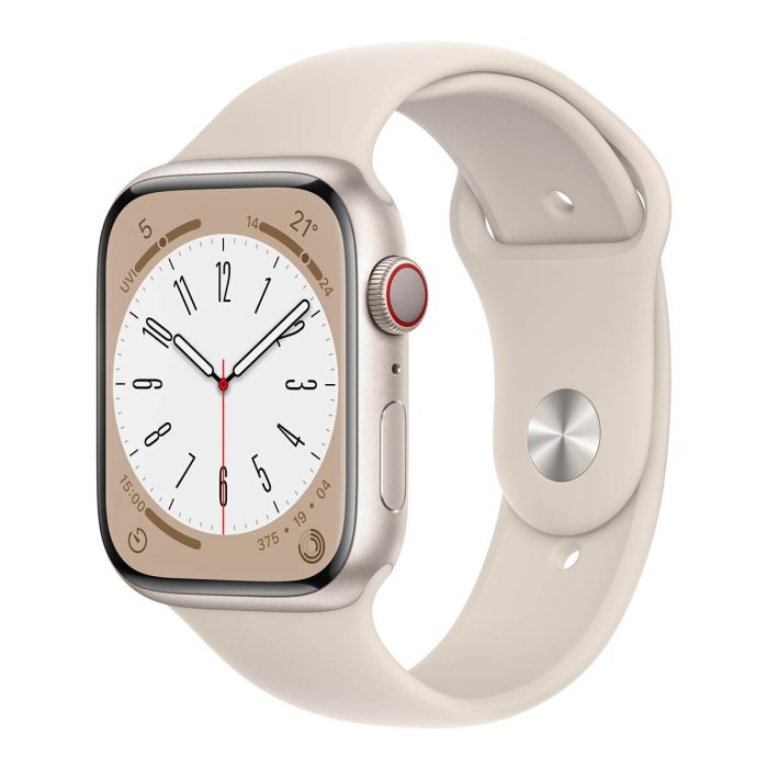 💓好市多代購💓 Apple Watch S8 (GPS+行動網路) 45公釐鋁金屬錶殼 運動型錶帶MNK43TA/A