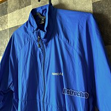 Retro CLUB【一元起標】【全新】日本戶外品牌 Mont-Bell Wind Blast Parka 藍色 防潑水 風衣外套 F24437