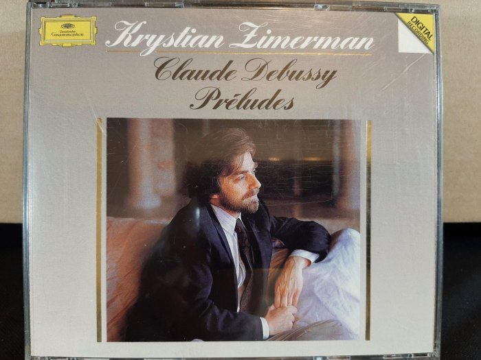 Zimerman,Debussy-Preludes Live 1 & 2,齊瑪曼，德布西-前奏曲集第一 & 二，2CD,解說冊有私人註記如照片，介意請勿拍，如新