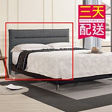 【設計私生活】路西恩深灰色布6尺床頭片(部份地區免運費)200W