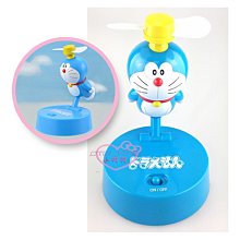 ♥小花花日本精品♥  Doraemon 哆啦A夢 竹蜻蜓 全身造型 扇風機 電風扇 桌上型風扇 景品 ~2