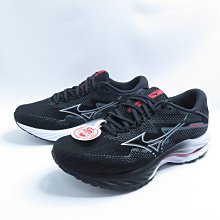 Mizuno J1GC230452 WAVE RIDER 27 SW 男慢跑鞋 4E寬楦 黑 大尺碼