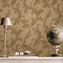[禾豐窗簾坊]歐式古典紋立體深壓紋質感壁紙(3色)/壁紙窗簾裝潢安裝施工