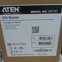 ATEN VGA 訊號放大器 訊號延長器  VB100 延伸 訊號傳輸 距離最遠 70公尺  訊號延長器 寬螢幕 現貨