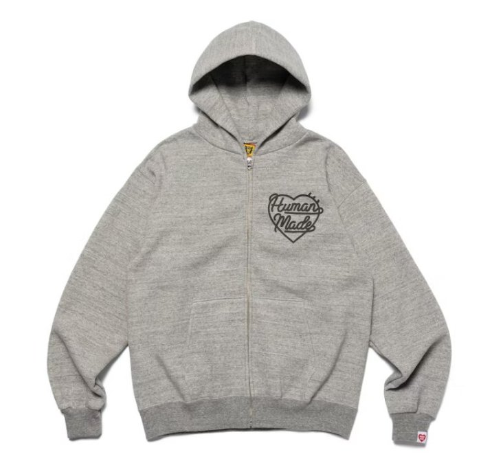 日貨代購CITY】2022AW HUMAN MADE HEART ZIP UP SWEAT 連帽外套LV愛心