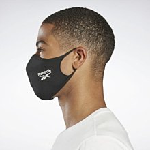 南◇現貨 REEBOK  FACE COVERS MASK 口罩 布面 可清洗 藍色 黑色 男女  面罩 黑白 運動