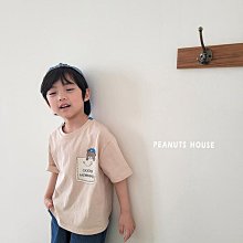 5~15 ♥上衣(BEIGE) PEANUTS-2* 24夏季 PNU240313-052『韓爸有衣正韓國童裝』~預購