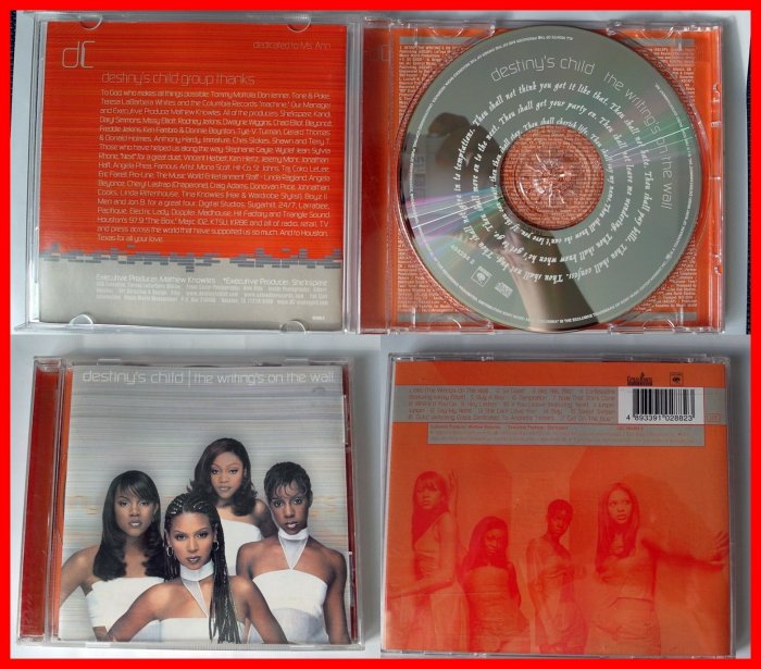 ◎1999-碧昂絲之天命真女合唱團-有跡可循專輯-Destiny's Child-等16首排行好歌Beyonce-CD