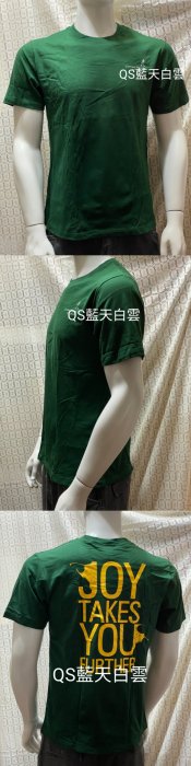 QS 約翰走路 100%精梳棉 短T恤 T SHIRT 休閒服 運動服